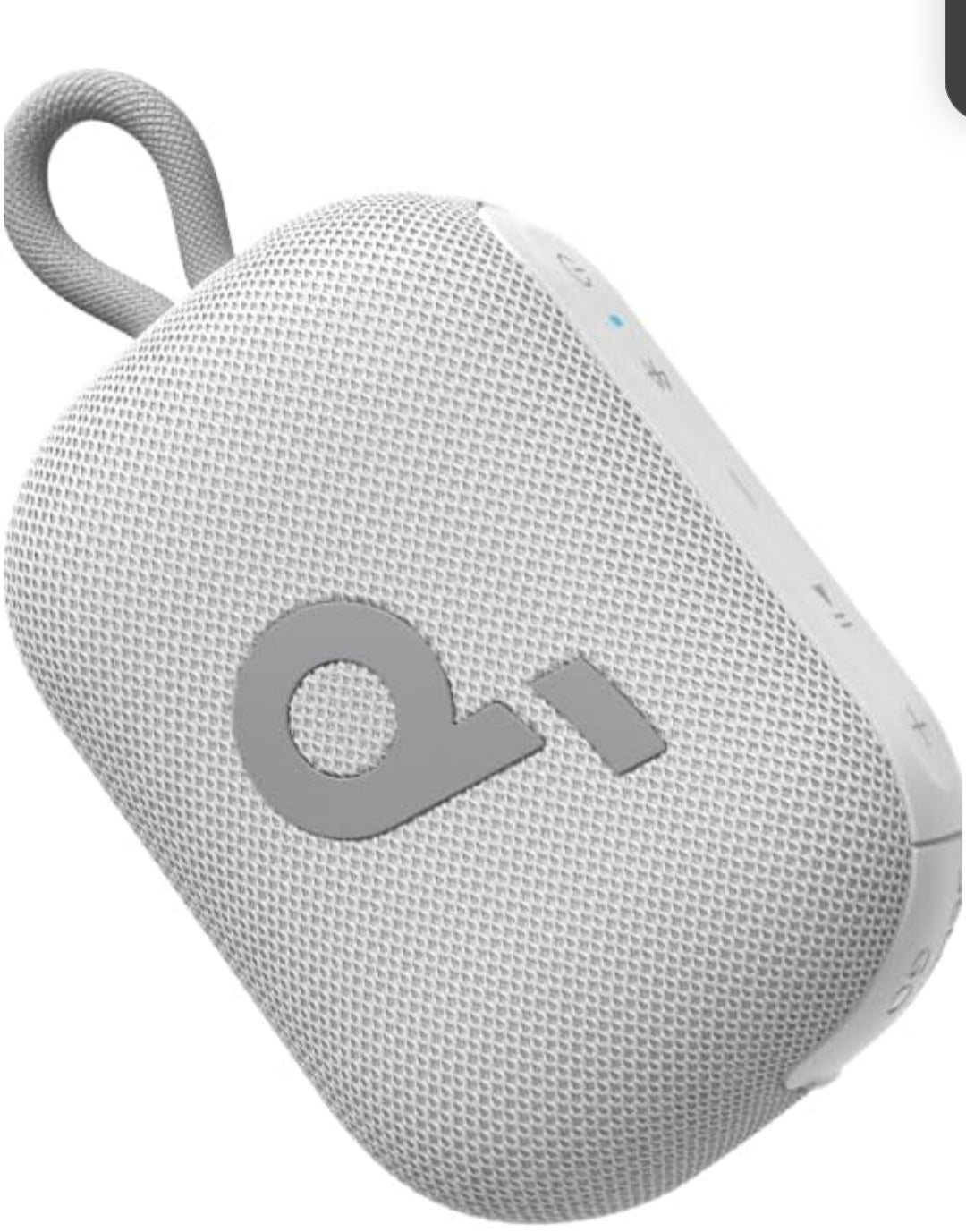 Soundcore Select 4 Go Bluetooth Shower Speaker by Anker, IP67 Waterproof/Dustproof, Portable, Wireless, 20H Playtime, Floatable, Powerful Sound, Electronics for Outdoors/Home/Office/Travel/Party-White