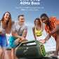 Soundcore Boom 2 Plus By Anker, Outdoor Speaker, 140W, 2+2 Channel, BassUp 2.0, 20H Playtime, Fast Charge, IPX7 Waterproof, RGB Lights, Power Bank, Bluetooth 5.3, Portable for Outdoors, Camping, Beach