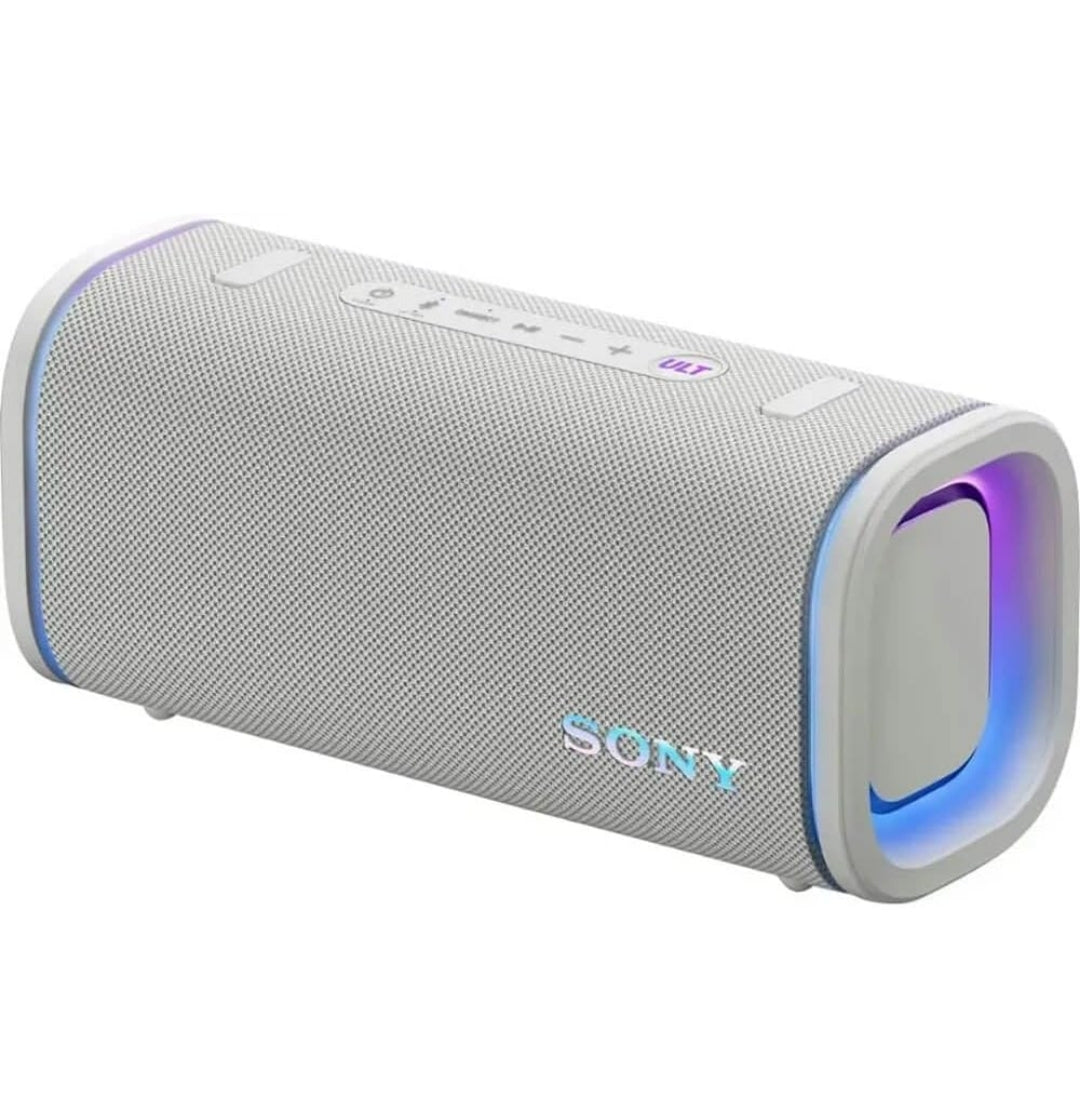 Sony ULT Field 5 Draadlose Draagbare Bluetooth-luidspreker, IP67 Waterdig, Stofdig en Roeswerend met Verbeterde Bas, 25 Uur Battery, 360° Partytjielig, en Skouerband - (Gebroke Wit)