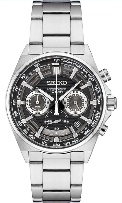 SEIKO-horlosie vir Mans - Noodsaaklikhede - Kwartschronograaf, Toerometer
