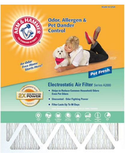 Arm & Hammer AF-AH1425.4 Enhanced Air Filter, 14-Inch by 25-Inch by 1-Inch (4-Pack)