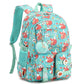 Girls Backpack,15.6 Inch Laptop School Bag Large Primary Elementary Middle College Bookbags Kids Backpacks for Teens Girl Women Students Anti Theft Travel Daypack (Green)