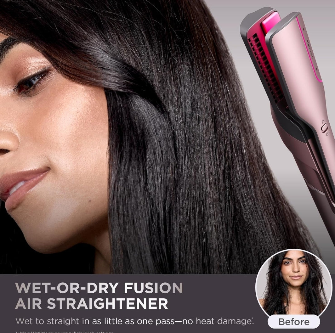 Shark FlexFusion Hair Straightener & Powerful Hair Dryer with Fusion Brush - NEW