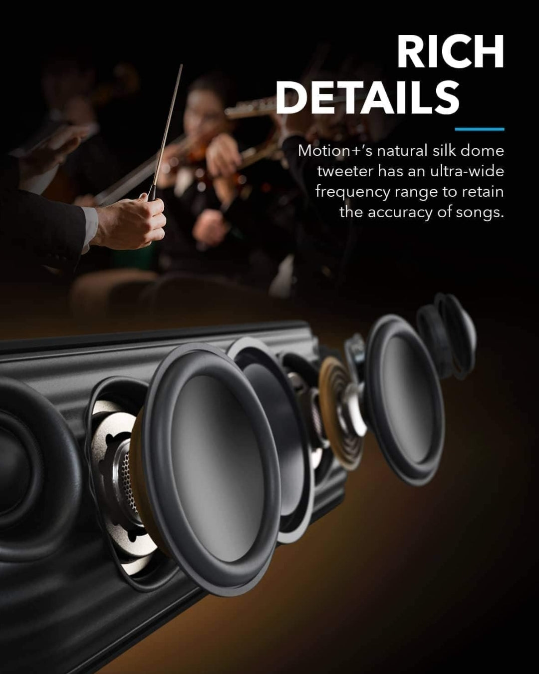 Soundcore Motion+ Bluetooth Speaker with Hi-Res 30W Audio