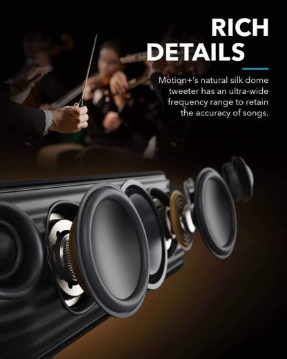 Soundcore Motion+ Bluetooth Speaker with Hi-Res 30W Audio
