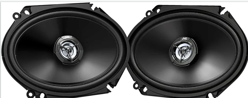 JVC Mobile CS-DR6821 drvn DR-reeks Dun Monteerbare Koaksiale Luidsprekers (6" x 8", 300 Watt Maks, 2-rigting)