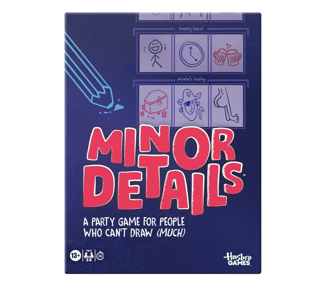 Minor Details Board Game for People Who Can’t Draw (Much)- Fun Drawing Games for Adults and Teens