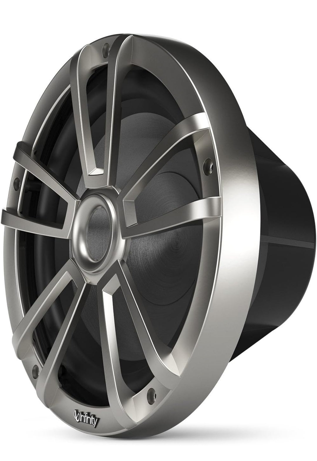 Infinity 1022MLT 10 Inch Marine RGB LED Subwoofer - Titanium (1PC)