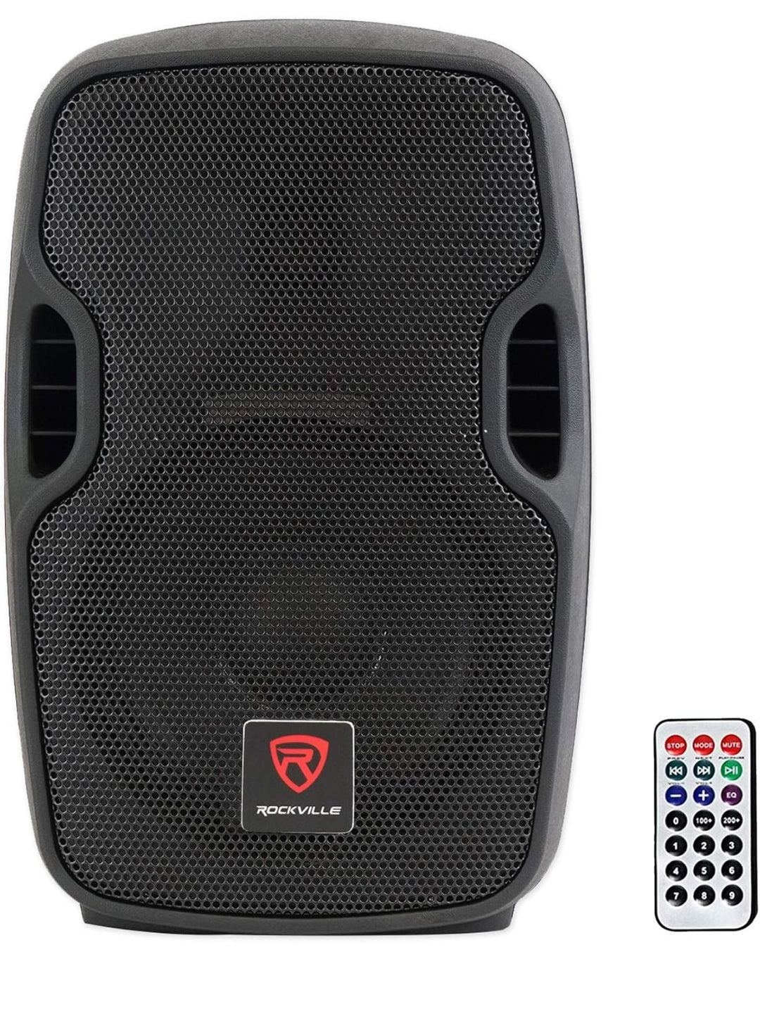 Bundle: (2) Rockville BPA8 8" 300W Speakers w/Bluetooth+ (1) Mackie Mix5 Mixer+ (2) RCXMB20B 20' XLR-TRS Cables REAN