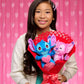 Disney Stitch Valentine 13.5-inch Medium Plush Bouquet, 4 Stuffed Animals Included, Kids Toys for Ages 3 Up by Just Play