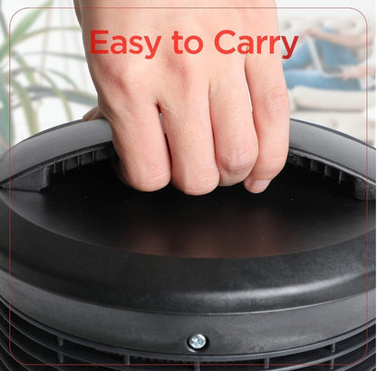 Black+Decker 360˚ Draagbare Verwarmerwaaier Kombinasie 2in1 Persoonlike Mini-ruimteverwarmer