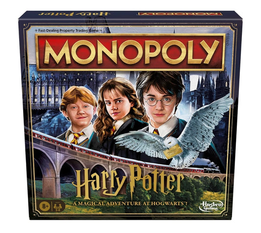 Hasbro Gaming Monopoly Harry Potter Edition Board Game - A Magical Adventure at Hogwarts
