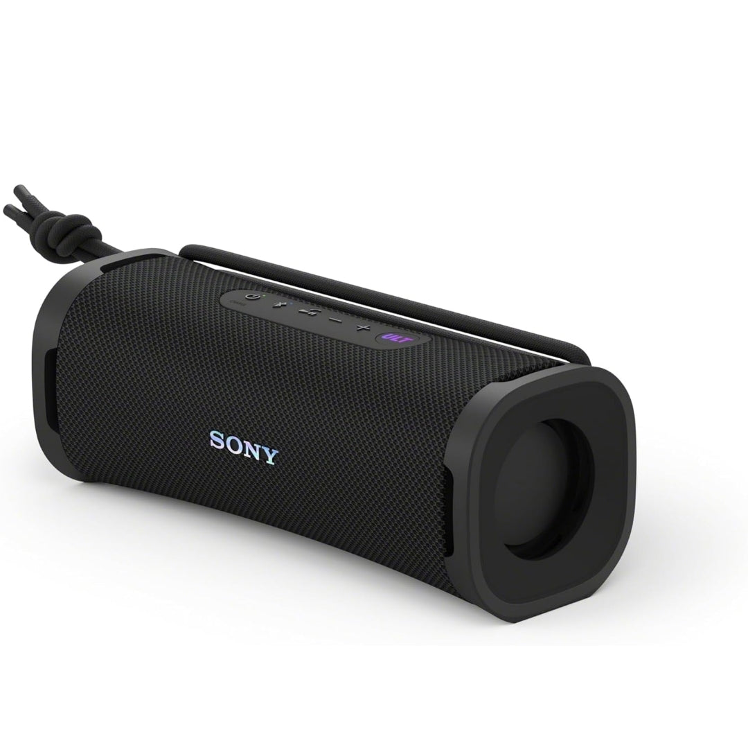Sony ULT Field 1 Waterdigte Draagbare Bluetooth-luidspreker, Verbeterde Bas, 12 uur battery, IP67 gegradeer stofdig skokbestand roesbestand, Afneembare band - Swart