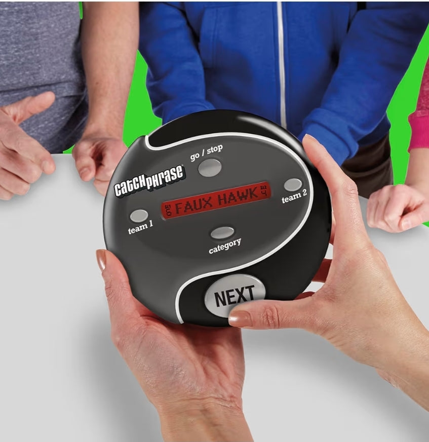 Hasbro Gaming Catch Phrase Electronic Game - Fun Active Handheld Party Games - 4 or More Players
