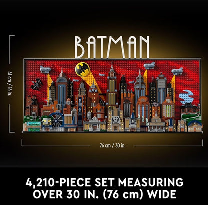LEGO DC Batman: The Animated Series Gotham City Bou- en Vertoonstel vir Volwassenes met Minifigure, DC Versamelbare Geskenk vir Aanhangers van Superheld-Aksie en Avontuurflieks, 76271