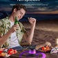 Soundcore Glow Mini Portable Speaker By Anker, Bluetooth Speaker with 360° Sound, Light Show, 12H Battery, Customizable EQ and Light, IP67 Waterproof and Dustproof, for Camping, Home and Beach Parties