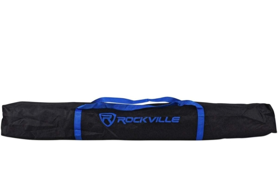 Rockville Power GIG RPG-122K All In One DJ/PA Package (2) 12" DJ/PA Speakers 1000 Watts Peak Power/250 Watts RMS with Built in Bluetooth, USB/SD Player, FM Tuner, Speaker Stands and a Wired Microphone