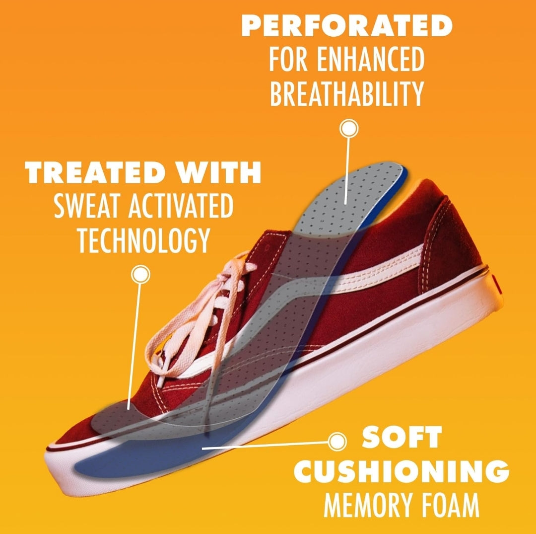 Arm & Hammer Soft Step Memory Foam Insoles (M 8-14/W 6-10) - 1PK