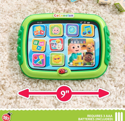Just Play CoComelon Learning Tablet, 60+ Learning Phrases, Sing-Along to The “The Alphabet Song, Kids Toys for Ages 18 Month