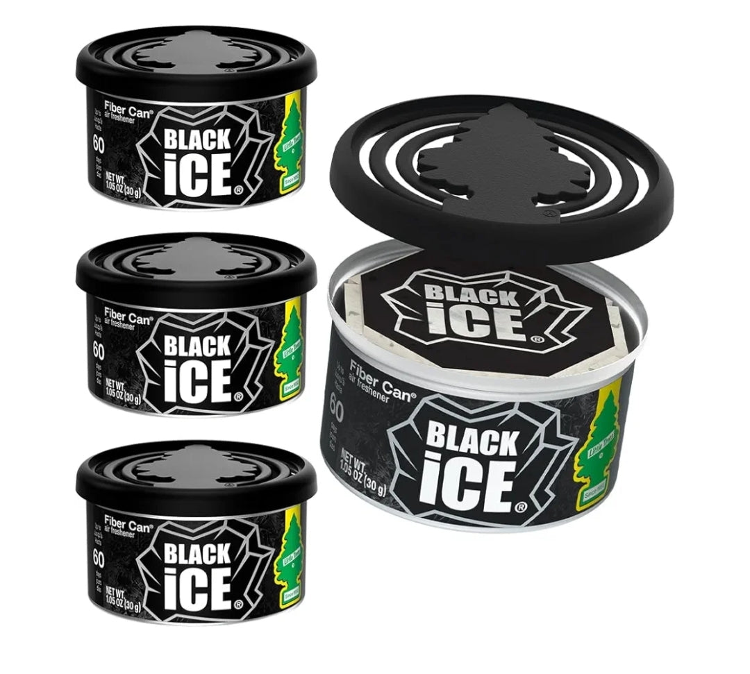 LITTLE TREES Motorlugverfrisser Veselblik Langdurige Geur - Black Ice (4)