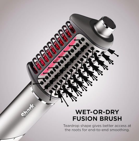 Shark FlexFusion Hair Dryer with Fusion Brush with Auto-Wrap Hair Curlers & Concentrator