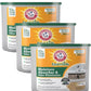 Arm & Hammer Essentials Disposable Moisture Absorber and Odor Eliminator Tub, Fragrance Free, 1 lb. (Pack of 3)