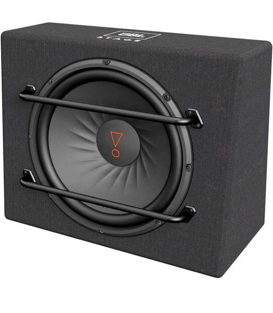 JBL Single 12" Car Audio Subwoofer Sealed Enclosure, Black - NEW