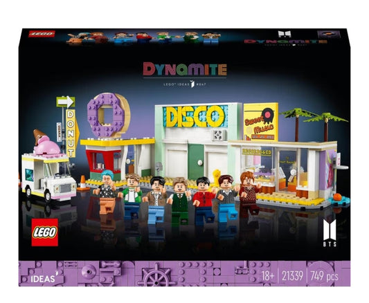 Lego Ideas BTS Dynamite - Lego Goedere Speelgoedblok Geskenk Musiek - 21339