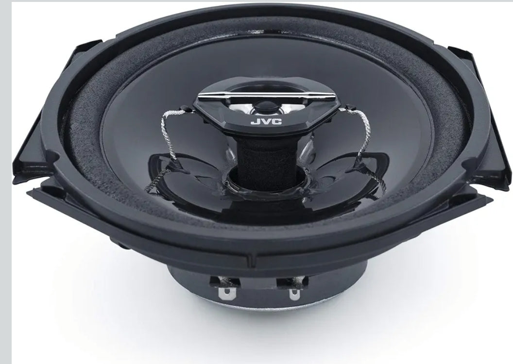 JVC CS-J6820 6" x 8" Motorklankluidspreker met 2-rigting koaksiaal (Swart)