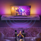 Govee RGBIC Light Bars, 15 Inches WiFi TV Backlight Suitable for 45-70 inch TVs, Smart Light Bars with Multiple Placement Options, Work with Alexa and Google Assistant, Black