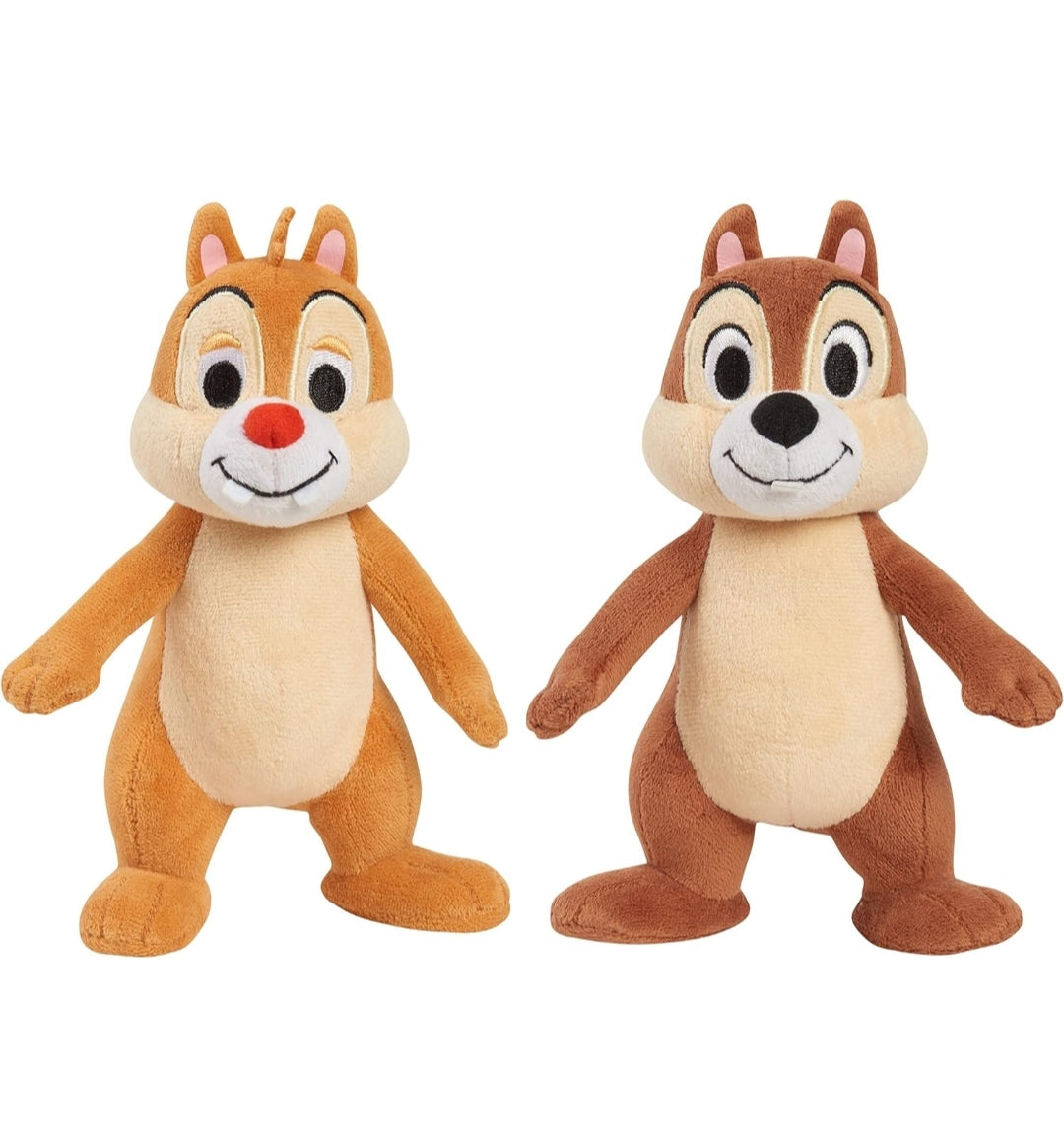 Disney Classic 6-inch Bean Plush Dale Small Stuffed Animal, Chipmunk, Super Soft Plush, Kids Toys for Ages 2 Up by Just Play