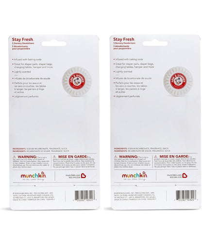 Munchkin Arm & Hammer Nursery Fresheners, Assorted Scents of Lavender or Citrus - 10CT