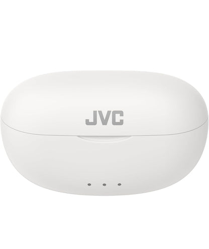 JVC Gumy Ware Koordlose Oorfone, Bluetooth 5.3, Laaikas, 24-Uur Speeltyd, IPX4 Waterbestand, Gemaklike Veilige Pasvorm met XS/S/M/L Oorstukke, Ingeboude Mikrofoon vir Oproepe, iPhone/Android/PC - HAA7T2