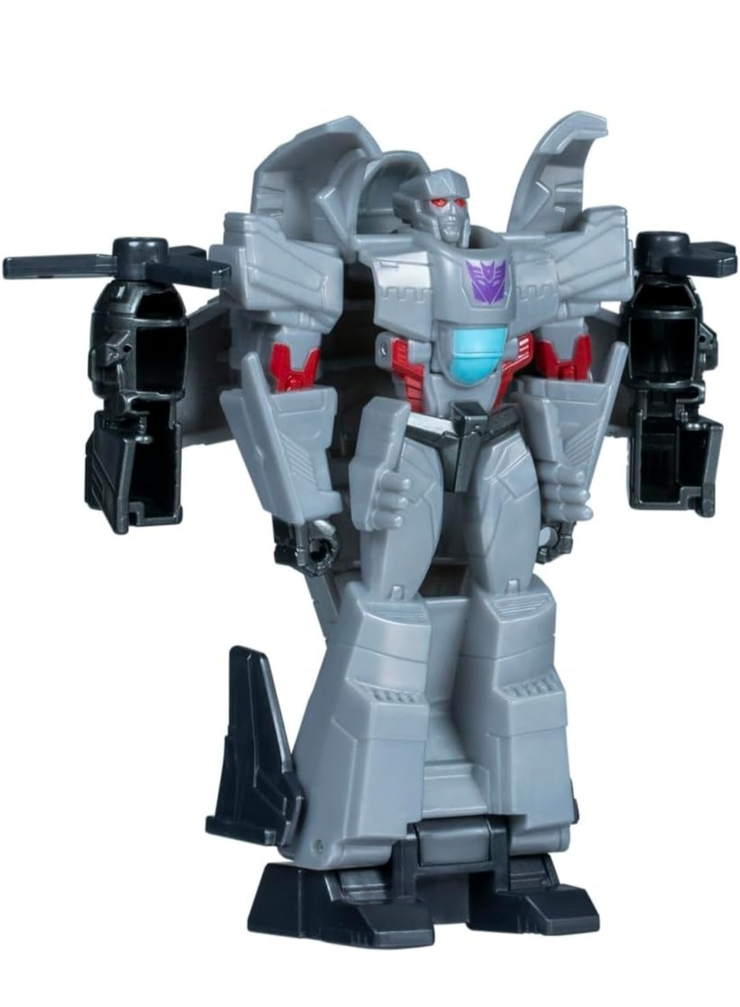Transformers EarthSpark 1-Step Smash Changers Megatron 4-Inch Action Figure, Robot Toys for Boys and Girls 6 and Up