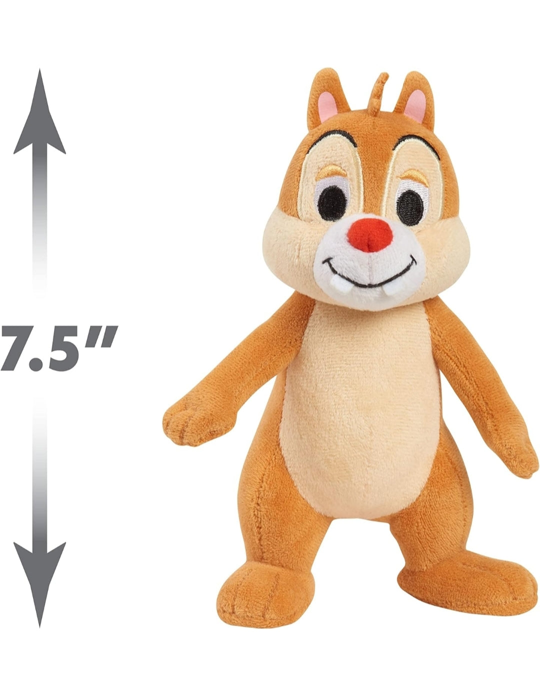 Disney Classic 6-inch Bean Plush Dale Small Stuffed Animal, Chipmunk, Super Soft Plush, Kids Toys for Ages 2 Up by Just Play