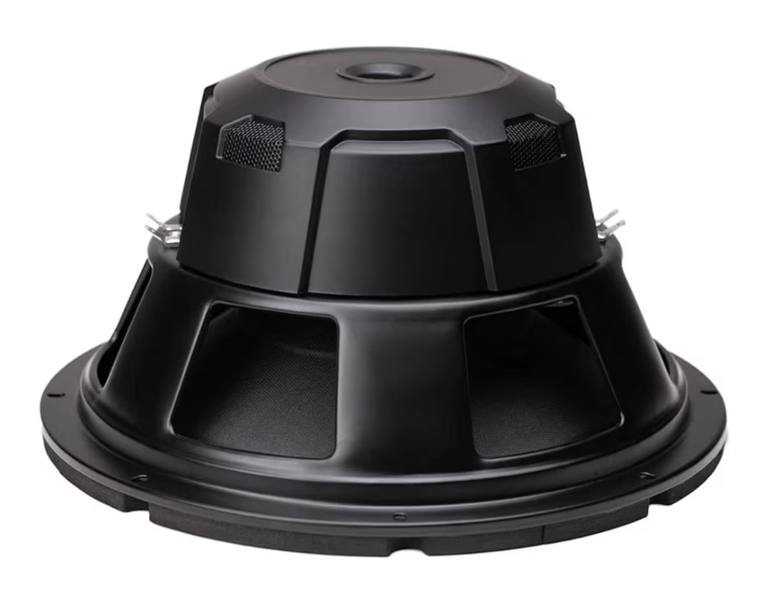 Crunch CRW12D4 12" 800 Watt MAX 4 Ohm Dubbele Spreekspoel Subwoofer met 2 Kanaal 1000 Watt Amp A/B Klas - NUUT