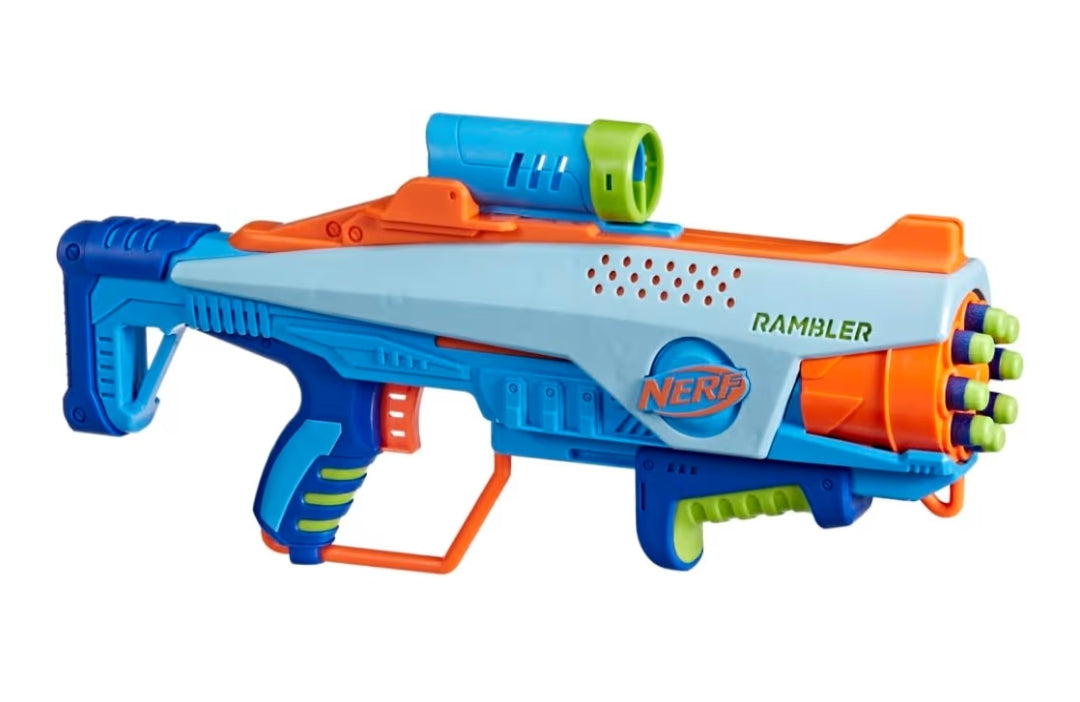 Nerf Blasters Elite Junior Rookie Pack Toy Foam Blaster, 32 Elite Darts, 4 Targets - Kids Outdoor Games
