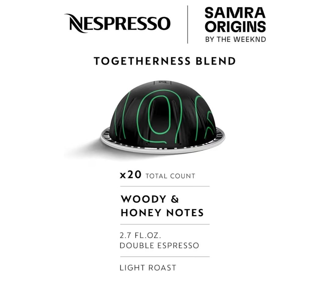 Nespresso Vertuo Pop+ Koffie- & Espressovervaardiger deur Breville + Aeroccino3 Melkskuimer met 20 Kapsules Koffiepeule