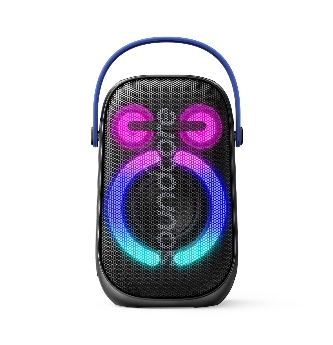 Soundcore Anker Rave Neo 2 Portable Speaker with 80W Stereo Sound, PartyCast 2.0, Light Show, IPX7 Waterproof (Floats on Water) 18H Playtime, Customizable EQ & Bass Up for Party, Tailgating, Backyard
