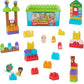 CoComelon Just Play Patch Academy, 53 Large Building Blocks Includes 6 Character Figures, Officially Licensed Kids Toys for Ages 18 Month