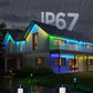 Permanent Outdoor Lights Pro, 100ft with 60 RGBIC LED Lights for Daily and Accent Lighting, 75 Scene Modes for Outdoor Decor, IP67 Waterproof, Works with Alexa, Google Assistant, Matter, White