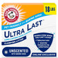 ARM & HAMMER Ultra Last Clumping Cat Litter Unscented MultiCat 18 Lbs. Pet Friendly with Baking Soda Odor Control Litter