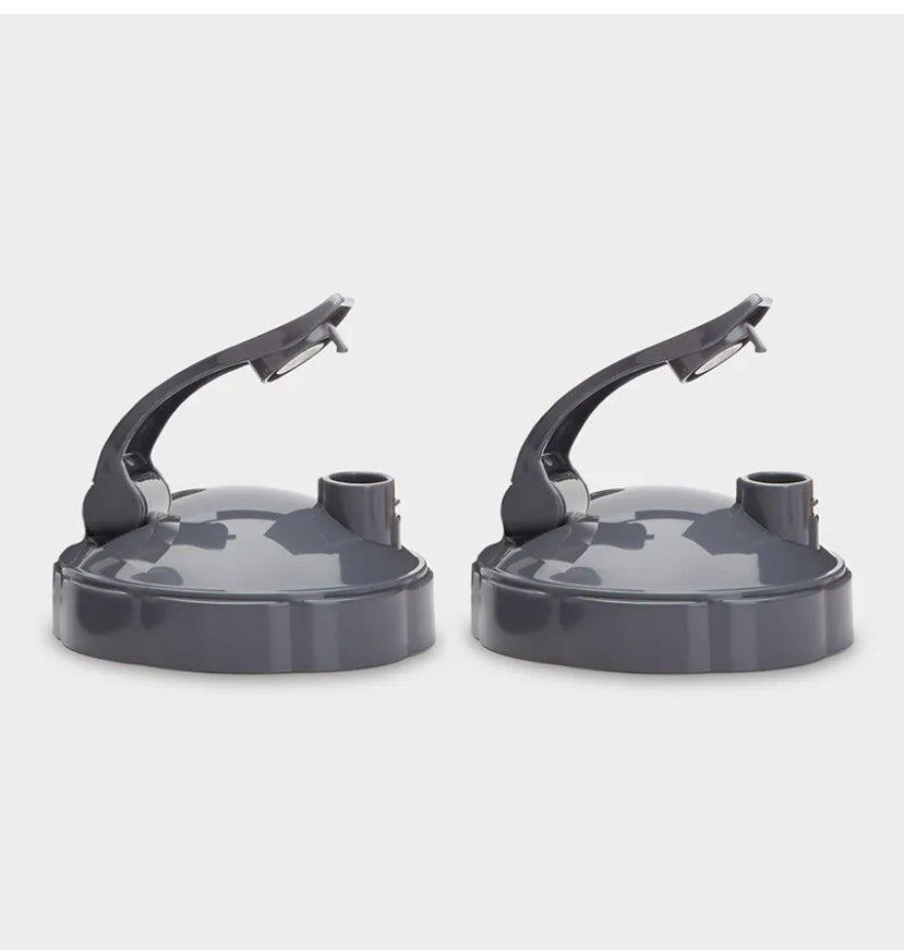 NutriBullet Flip Top To-Go Deksel (stel van 2), Grys, .25 Lbs