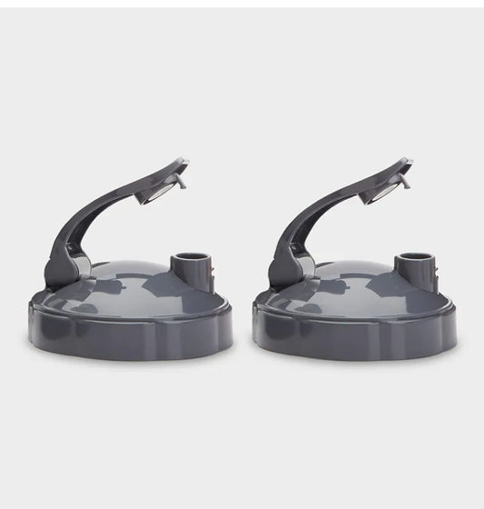 NutriBullet Flip Top To-Go Deksel (stel van 2), Grys, .25 Lbs