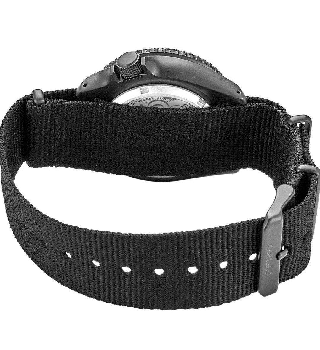 SEIKO Sports 5 Manshorlosie Swart 42.5mm Vlekvrye Staal