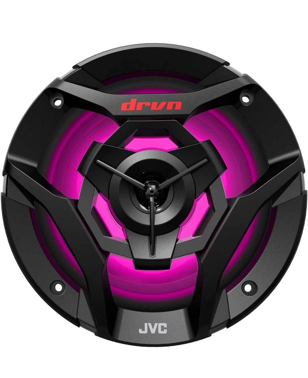JVC CS-DR621MWL 6.5 Duim Motor & Marine, Motorsports, Motorklank Stereo 2-rigting Luidsprekers met Koel Ingeboude RGB LED-ligte, Weervast IPX5, 260 Watt, UV-beskermde Roosters Ingesluit - Wit