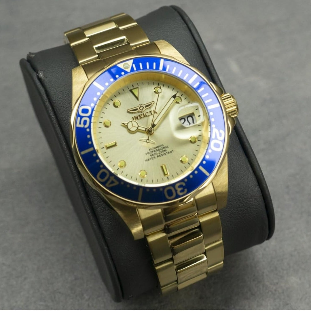 Invicta Men's 9743 Pro Diver Collection Gold-Tone Automatic Watch