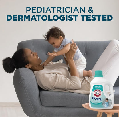ARM & HAMMER Baby, 77 Loads Hypoallergenic Liquid Laundry Detergent (100.5 fl oz)