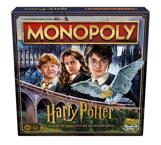 Hasbro Gaming Monopoly Harry Potter Edition Board Game - A Magical Adventure at Hogwarts