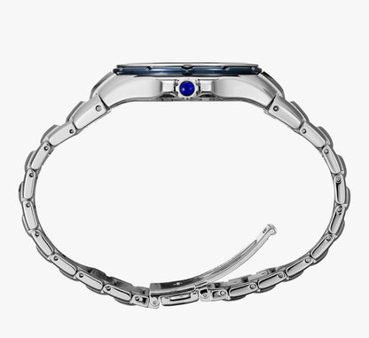 Seiko-horlosie vir Mans Coutura-versameling Sonkrag Diamant-horlosie